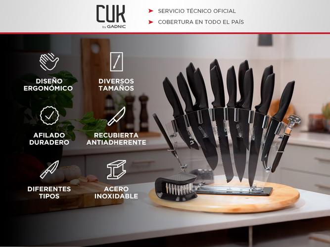 Juego de Cuchillos de Cocina Gadnic con Afilador - 1