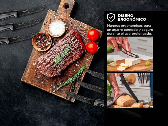 Juego de Cuchillos de Cocina Gadnic con Afilador - 3