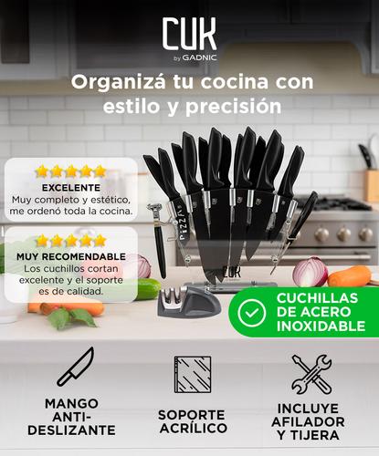 Juego de Cuchillos de Cocina Gadnic con Afilador - 1