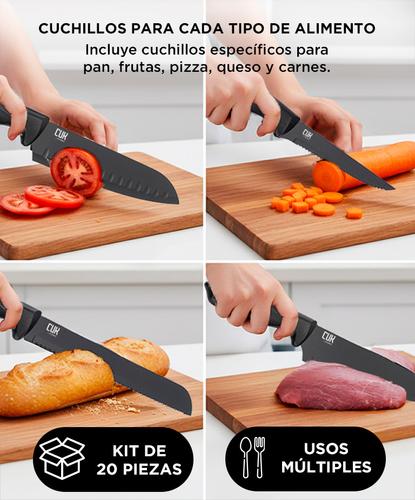 Juego de Cuchillos de Cocina Gadnic con Afilador - 4