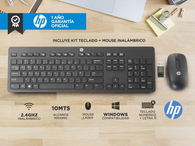 Notebook HP 240 G6 Core i3 4Gb 1Tb 14”+ Kit Teclado y Mouse Inalámbrico - 2