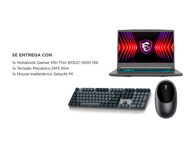 Kit De Notebook MSI Teclado Y Mouse Inalámbrico - 6