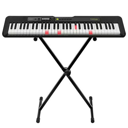 Teclado Sensitivo Casio Casiotone LK-S250 61 teclas Con Luz Negro + Soporte Tipo Tijera Carlsbro - 0