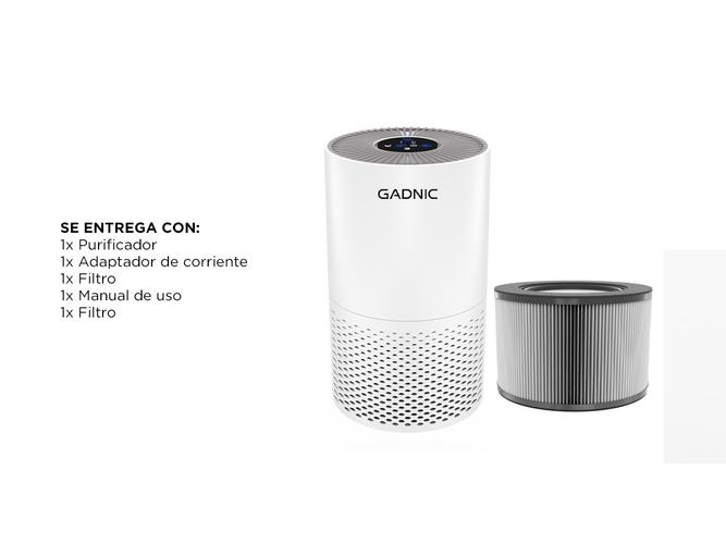 Purificador de Aire Touch + Filtro HEPA Ozonizador 6 - 6