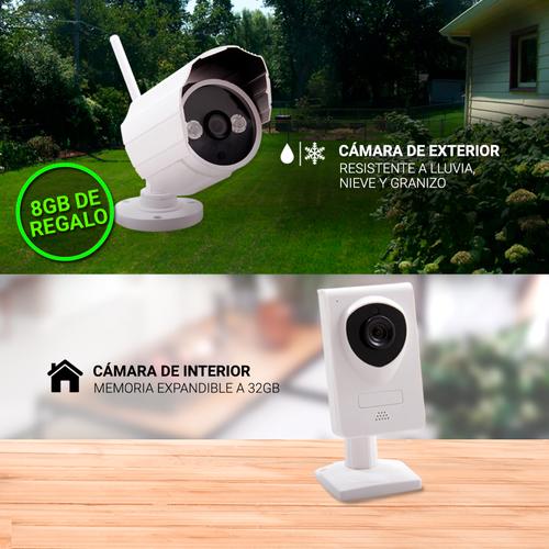 Kit Cámara Seguridad para el Hogar P2P - IP - Wifi - 4