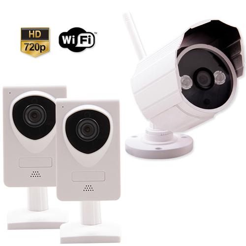 Kit Cámara Seguridad para el Hogar P2P - IP - Wifi - 0