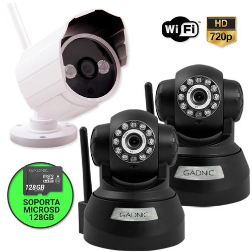 Kit Cámara Seguridad P2P |  2 Interiores + 1 Exterior - 0