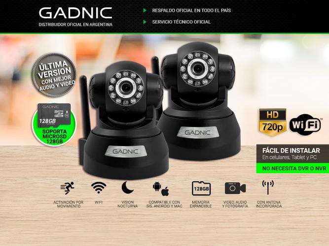 Kit Cámaras Seguridad | 2 Interior Domo Motorizado P2P|IP|Wifi - 1