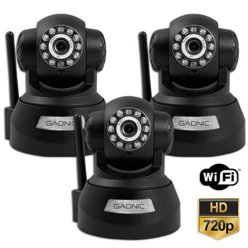 Kit 3 Cámaras Seguridad Domo Motorizado P2P IP Wifi - 0