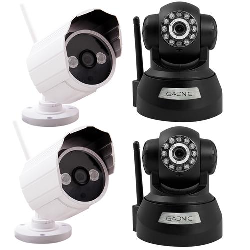 Kit Cámara Seguridad P2P - 2 Interior y 2 Exterior - 0