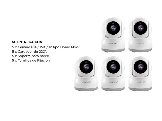 Cámaras de Seguridad Gadnic SX10 x5 IP WiFi Domo Motorizado HD Visión Nocturna - 6
