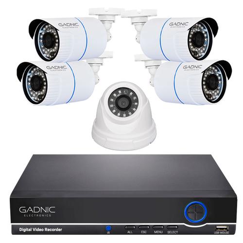 Kit DVR 8 Canales + 4 Cámaras CCTV Exterior + 1 CCTV Interior - 0