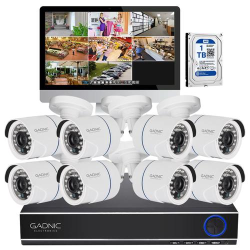 Kit 8 Camaras de seguridad IP Vision Noc  1Tb - 0