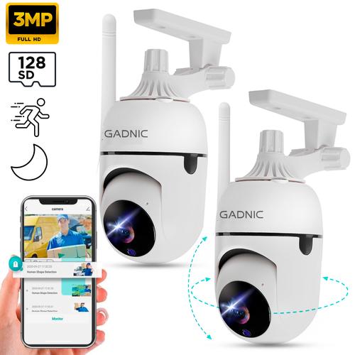 Cámaras de Seguridad Gadnic SX9 x2 IP WiFi P2P Motorizadas Full Hd Visión Nocturna - 0
