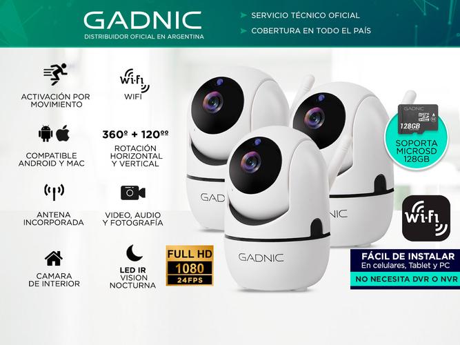 Cámaras de Seguridad Gadnic SX9 x3 IP WiFi Motorizadas Full HD Visión Nocturna - 1