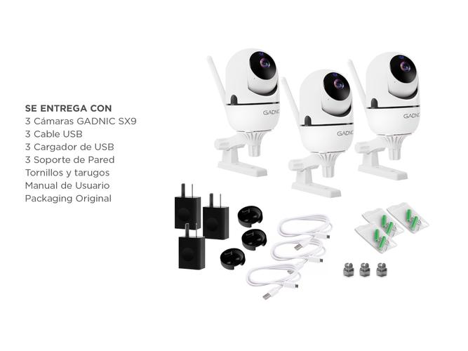 Cámaras de Seguridad Gadnic SX9 x3 IP WiFi Motorizadas Full HD Visión Nocturna - 6