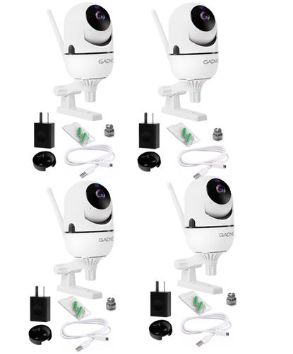 Kit x4 Cámaras de Seguridad Gadnic SX9 IP Motorizada WiFi P2P Full Hd Visión Nocturna - 6
