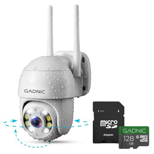 Acerca de Cámara de Seguridad Gadnic DM200W IP66 360 Visión Nocturna Full HD Motorizada Detección de Movimiento - 0