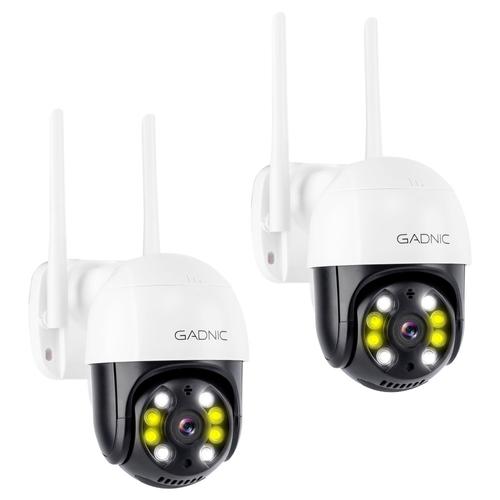 Kit Cámara de Seguridad Gadnic P245F22 Domo 3MP IP66 Bluetooth Wifi Visión Nocturna x2 - 0