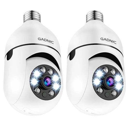 Kit x2 Camara IP Bulbo Gadnic - 0