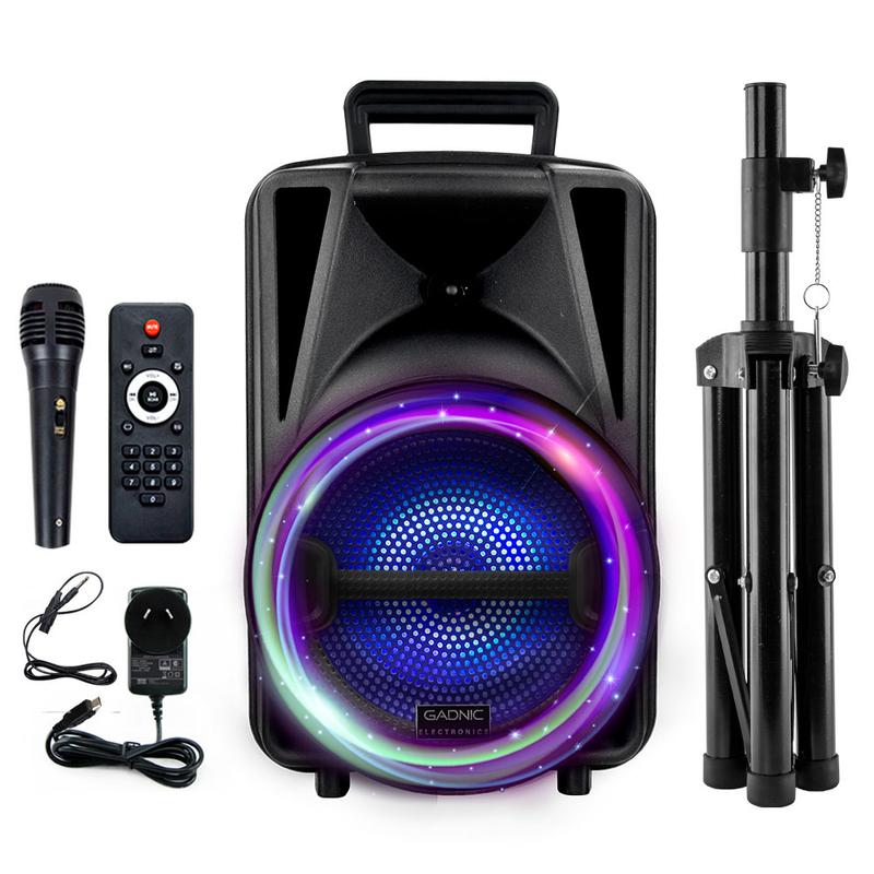 Kit Parlante Bluetooth Con Micrófono Trípode Para Speakers Bidcom