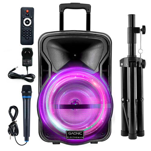 Kit Parlante Bluetooth con Luz Led +Tripode - 0