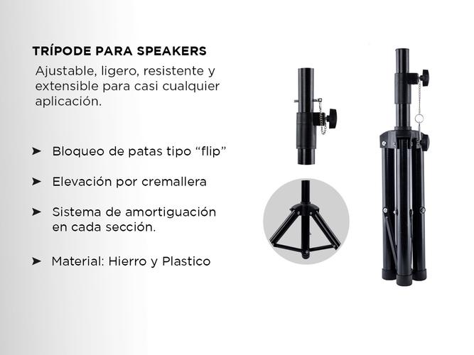 Kit Parlante Bluetooth con Luz Led +Tripode - 3