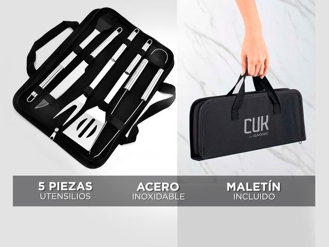 Kit Para Parrilla Gadnic Cuk 5 Piezas Acero inoxidable  - 3