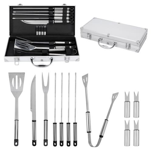 Kit Para Parrilla 12 Piezas Acero inoxidable  - 0