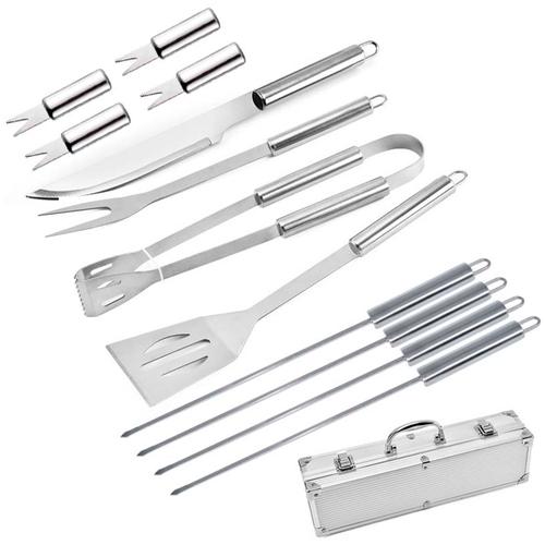 Kit Para Parrilla 12 Piezas Acero inoxidable  - 0