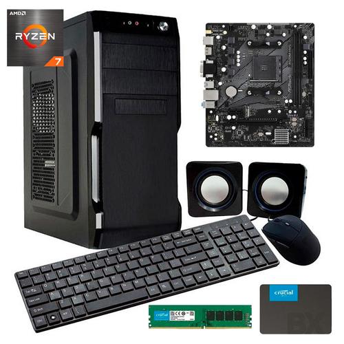 Pc Armada AMD Ryzen 7 5700G + 8GB + SSD 480GB Juegos Diseño Grafico Web  - 0