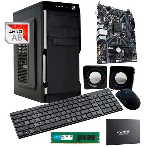 Pc Armada AMD Dual Core 7480 + 8GB + SSD 240GB 600w Graficos AMD Juegos Diseño - 0