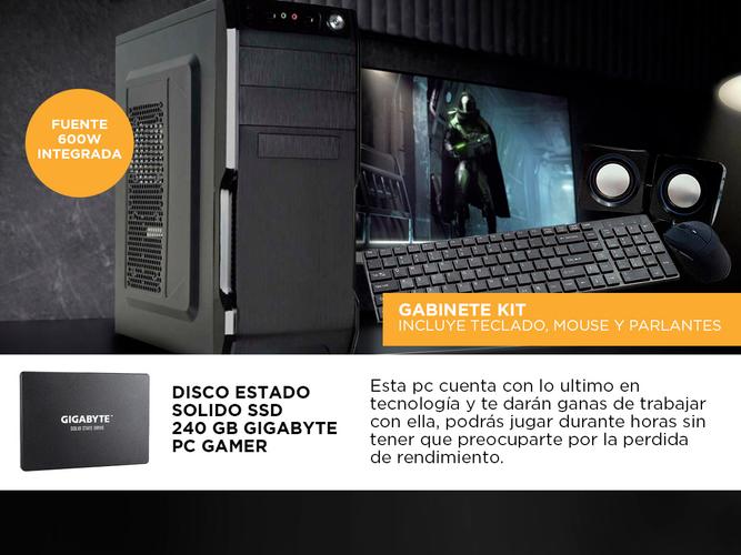 Pc Armada AMD Dual Core 7480 + 8GB + SSD 240GB 600w Graficos AMD Juegos Diseño - 3
