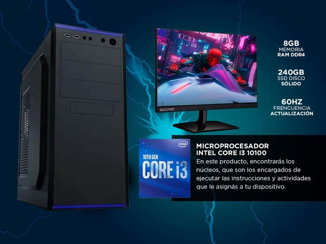 Pc Armada Completa Intel Core I3 + Monitor 20 - 2