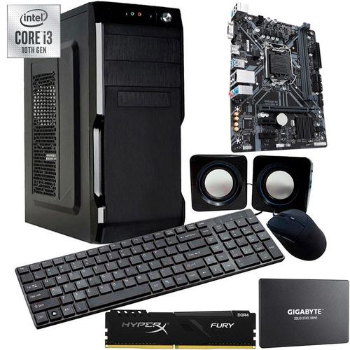 Pc Armada Intel Core i3 10100 + 8GB + SSD 240GB ideal Diseño Web Gamer - 0