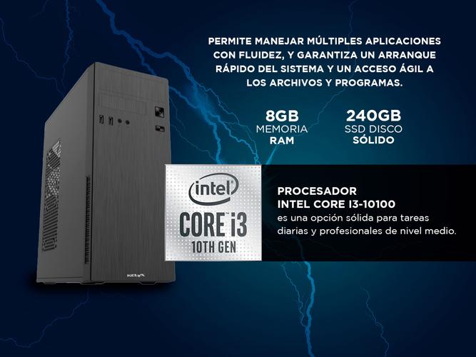 Pc Armada Intel Core i3 10100 8GB RAM 240GB SSD - 2