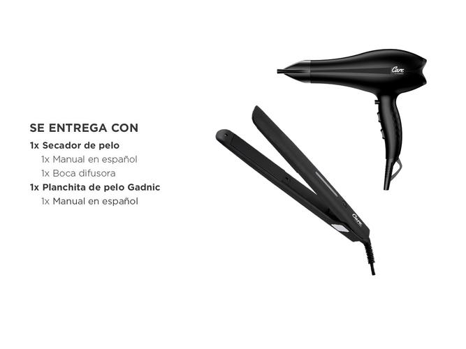KIT Peluqueria Secador de Pelo S2400 PRO + Planchita de Pelo - 6