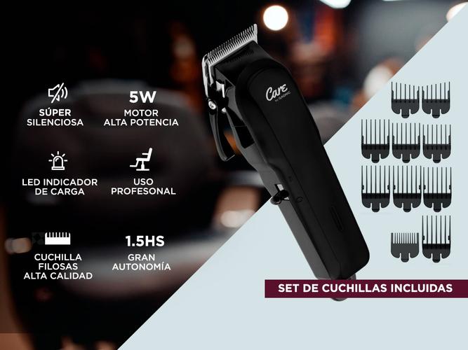 Kit Cortadora de Pelo + Afeitadora Eléctrica Shaver Recargable - 3