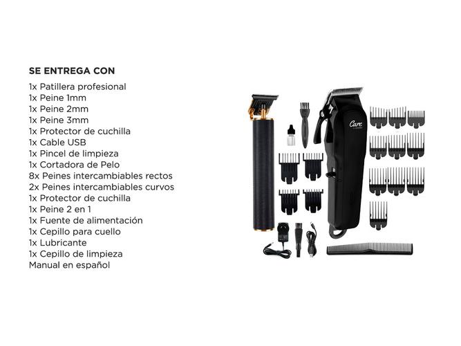 Maquina de Cortar el Pelo + Patillera Profesional Gadnic - 6