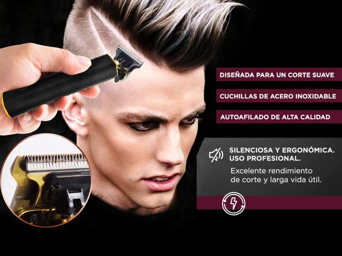Maquina de Cortar el Pelo Inoxidable + Patillera Profesional Gadnic - 3