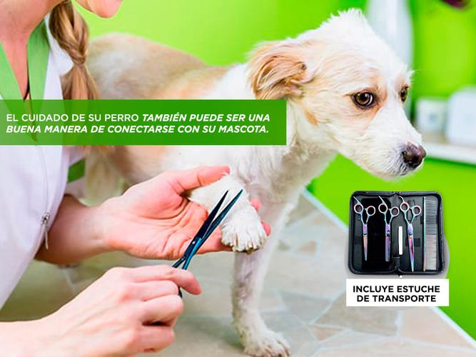 KIT Peluqueria Perro Peladora Canina + Tijeras profesionales - 3