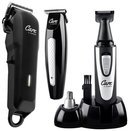 Kit Maquina De Cortar Pelo + Patillera Profesional Gadnic  - 0