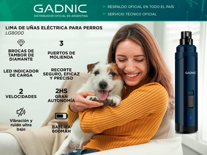Kit peluqueria Canina Peladora + Lima Electrica + Tijeras Gadnic - 2