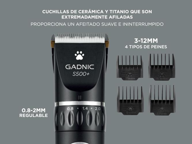 Kit Peluqueria Canina Tijeras Profesionales con Estuche + Maquina De cortar el Pelo Para Perros  - 3