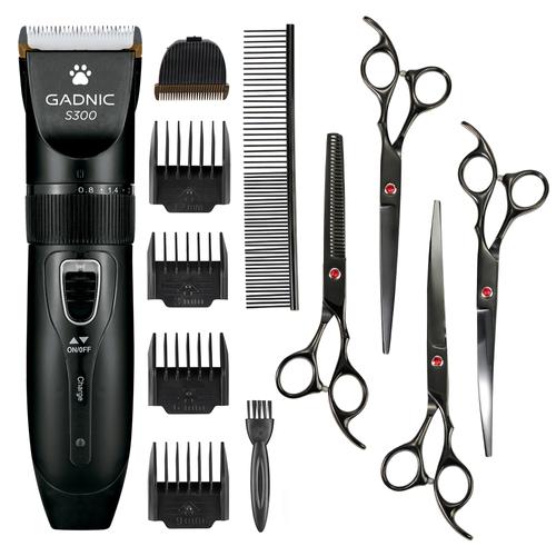 Set de 4 Tijeras Para Peluquería  Máquina de Cortar Pelo para Perros Gadnic S300 - 0