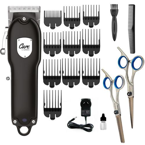 Cortadora de Pelo Gadnic CP8000 Recargable + Tijeras Profesionales Peluquería - 0