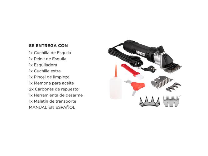 Kit Esquiladora Gadnic S900 Dual Para Animales + repuesto Cuchilla 13 Dientes - 6