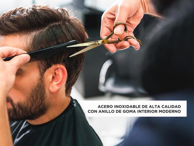Maquina Cortadora de Pelo + Patillera electrica + Tijera Gadnic Gold Professional - 4