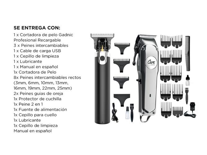 Cortadora De Pelo Profesional + Máquina de Cortar Pelo  - 6