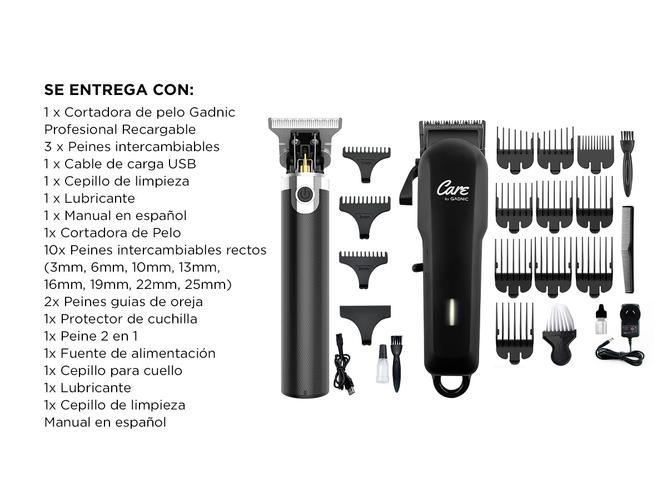 Cortadora De Pelo + Máquina de Cortar Pelo Care By Gadnic S2000 - 6